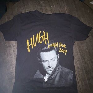 Hugh World Tour 2019 Black T-Shirt